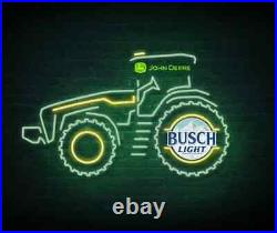 New Limited Edition John Deere Tractor Busch Light LED/Neon Sign In Stock