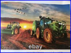 New Unused John Deere Delivering Growth Poster 3226 / 6000 Limited Signed