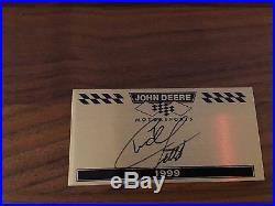 Nib 1999 Ertl John Deere #97 Chad Little Signed Limited Edition Car & Display