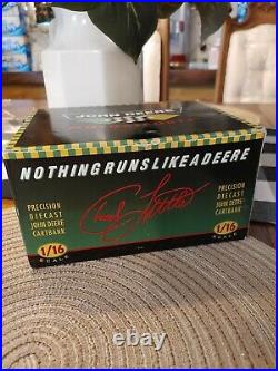 Nib John Deere Chad Little Autographed 1/18 Die Cast Box Signed Lite Shelf Wear