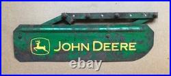 OUTSTANDING Vintage JOHN DEERE Tractor Cultivator Fender with Hand Painted Logo