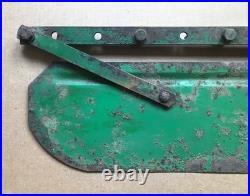 OUTSTANDING Vintage JOHN DEERE Tractor Cultivator Fender with Hand Painted Logo