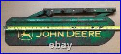 OUTSTANDING Vintage JOHN DEERE Tractor Cultivator Fender with Hand Painted Logo