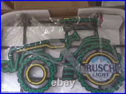 Official John Deere Tractor Busch Light LED / Neon