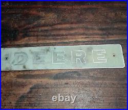Old Rare Argentina John Deere Tractor Sign Plate Original 24