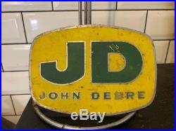 Old Ultra Rare John Deere Argentina Aluminum Tractor Plate Sign Advertising