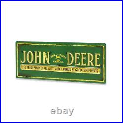 Open Road Brands John Deere Quality Rustic Metal Sign Vintage John Deere Wa