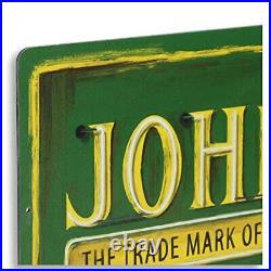Open Road Brands John Deere Quality Rustic Metal Sign Vintage John Deere Wa