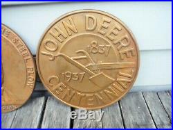 Original 1937 John Deere Centennial Sign Rare! Awesome Condition