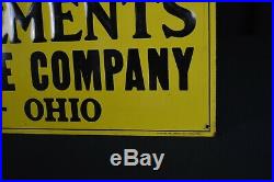 Original JOHN DEERE HALL hardware company Macomb Ohio embossed tin tacker