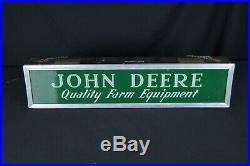 Original JOHN DEERE quality farm equipment light sign