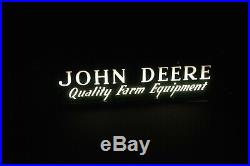 Original JOHN DEERE quality farm equipment light sign