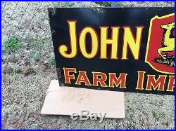 Original John Deere Porcelain Farm Sign