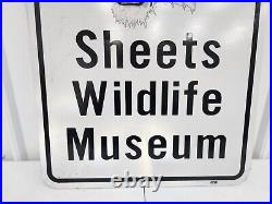 Original Sheets Wildlife Museum Sign Tiger Feed Seed Farm John Deere Case IH