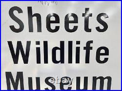 Original Sheets Wildlife Museum Sign Tiger Feed Seed Farm John Deere Case IH