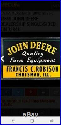 PERSONALIZED John Deere Quality Farm Large 36 Vintage Style Tractor Barn New
