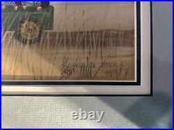 P. Buckley moss framed print signed, John Deere Kids 545 Of 3547