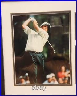 Phil Mickelson Signed Club Face 2002 John Deere Classic Framed Plaque Photo