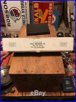 Pirkl Implement Fairbault Minnesota John Deere Paper Holder Dispenser Tin Sign
