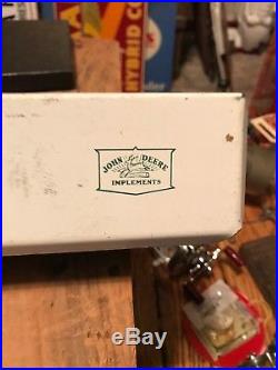 Pirkl Implement Fairbault Minnesota John Deere Paper Holder Dispenser Tin Sign
