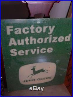 Plastic John Deere Sign
