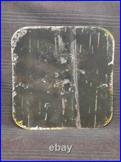 Porcelain John Deere Enamel Metal Sign Plate Size 24 x 24 Inches