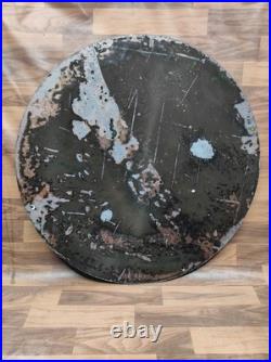 Porcelain John Deere Enamel Metal Sign Plate Size 30 Inches Round