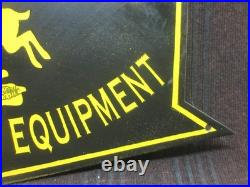 Porcelain John Deere Enamel Metal Sign Plate Size 30 x 19 Inches