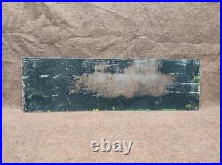 Porcelain John Deere Enamel Metal Sign Plate Size 30x9 Inches