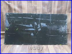 Porcelain John Deere Enamel Metal Sign Plate Size 36 x 18 Inches