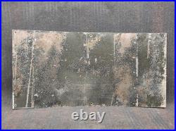 Porcelain John Deere Enamel Metal Sign Plate Size 36 x 18 Inches