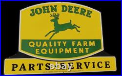 Porcelain John Deere Enamel Sign 42 Inches