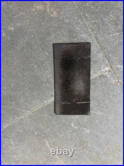 Porcelain John Deere Enamel Sign 8x4 Inches