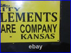 Porcelain John Deere Farm Enamel Metal Sign Plate Size 30 x 15 Inches