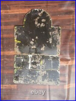 Porcelain John Deere Farm Equipment Enamel Metal Sign Size 28.5 x 17.5 Inches
