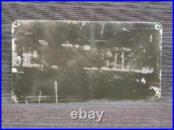 Porcelain John Deere Metal Sign Plate Size 24 x 13 Inches Porcelain John Deere Metal Sign Plate Size 24 x 13 Inches