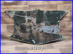 Porcelain John Deere Moline Enamel Metal Sign Plate Size 30 x 18 Inches