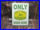 Porcelain_John_Deere_Only_used_Enamel_Metal_Sign_Plate_Size_24_x_18_Inches_01_sb