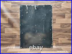 Porcelain John Deere Used Here Enamel Metal Sign Plate Size 24 x 18 Inches