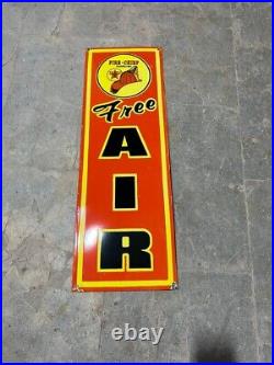 Porcelian John Deere Enamel Sign Size 10x30 Inches