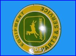 Porcelian John Deere Enamel Sign Size 30x30 Inches