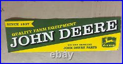 Porcelian John Deere Enamel Sign Size 36 Inches