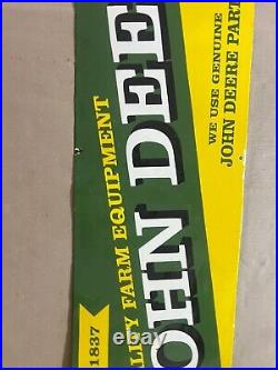 Porcelian John Deere Enamel Sign Size 36 Inches