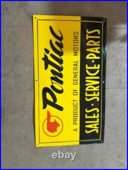 Porcelian John Deere Enamel Sign Size 36x20 Inches Double Sided