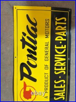 Porcelian John Deere Enamel Sign Size 36x20 Inches Double Sided