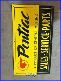 Porcelian John Deere Enamel Sign Size 36x20 Inches Double Sided