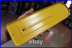RARE 1950s JOHN DEERE DODGE CITY KANSAS STAMPED METAL THERMOMETER SIGN TRACTOR