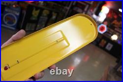 RARE 1950s JOHN DEERE DODGE CITY KANSAS STAMPED METAL THERMOMETER SIGN TRACTOR