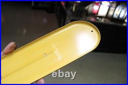 RARE 1950s JOHN DEERE GMC ROCHELLE ILL EMBOSSED METAL THERMOMETER SIGN TRACTOR