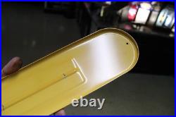 RARE 1950s JOHN DEERE GMC ROCHELLE ILL EMBOSSED METAL THERMOMETER SIGN TRACTOR